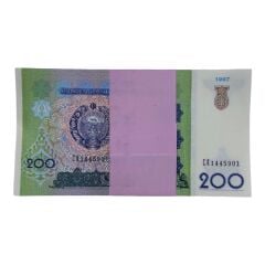 Özbekistan 200 Som Deste Para 1997 Yılı