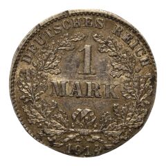 Almanya 1 Mark Gümüş 1914 Yılı Erörlü Kayık Baskı