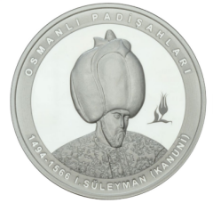 Sultan 1. Süleyman (Kanuni) Darphane Gümüş Hatıra Parası