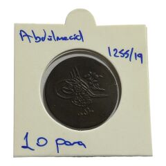 Abdülmecid 10 Para 1255/19 Yılı