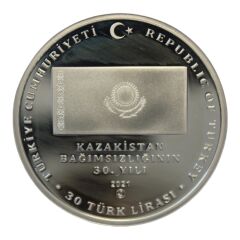 Kazakistan’ın Bağımsızlığının 30.Yılı Gümüş Darphane Hatıra Parası