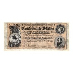 Amerika İç Savaş Dönemi 500 Dolar 1864 Yılı